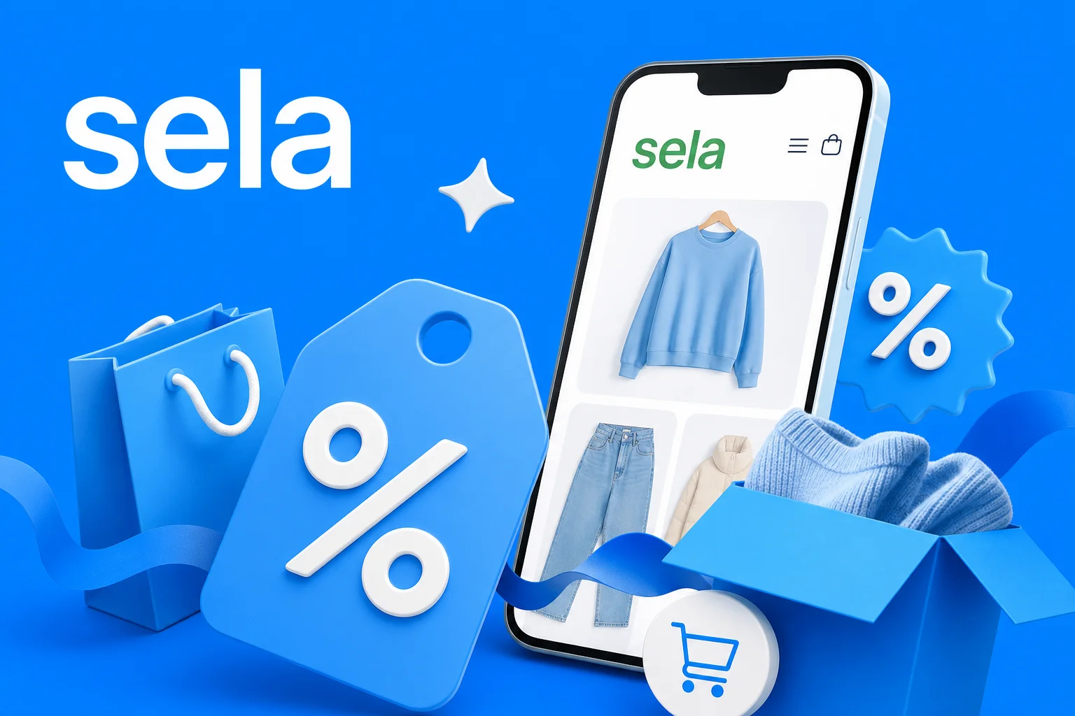 Промокод SELA на скидку